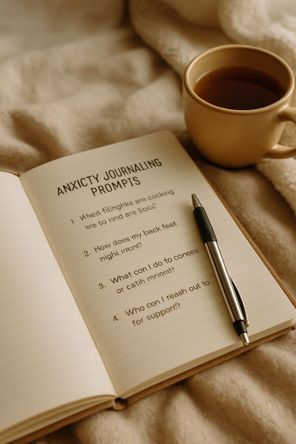 Journaling Prompts for Anxiety and Stress